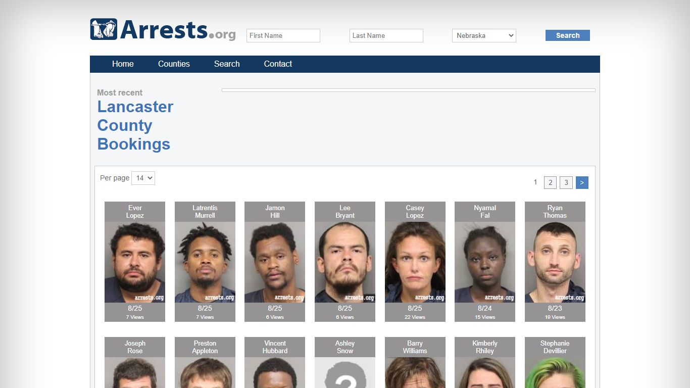 Lancaster County Arrests and Inmate Search