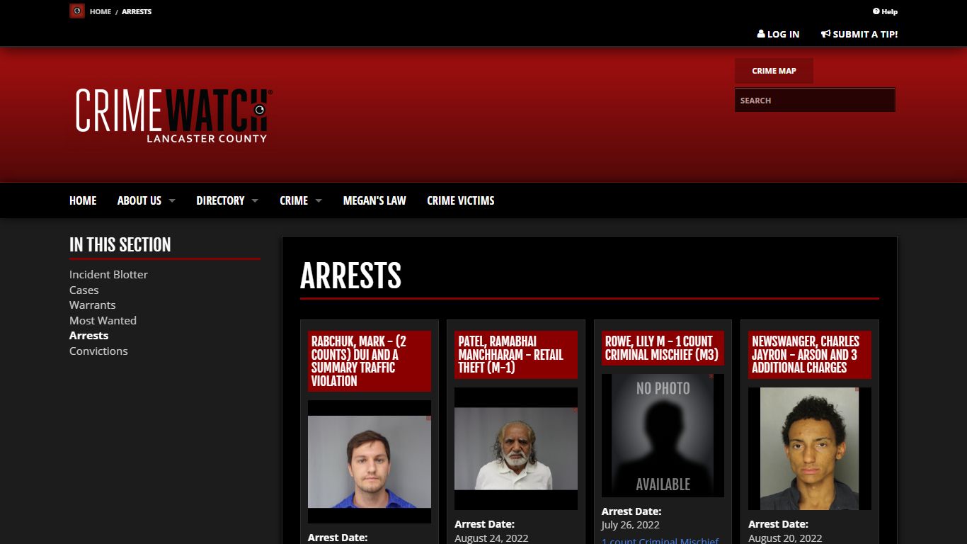 Arrests | CRIMEWATCH