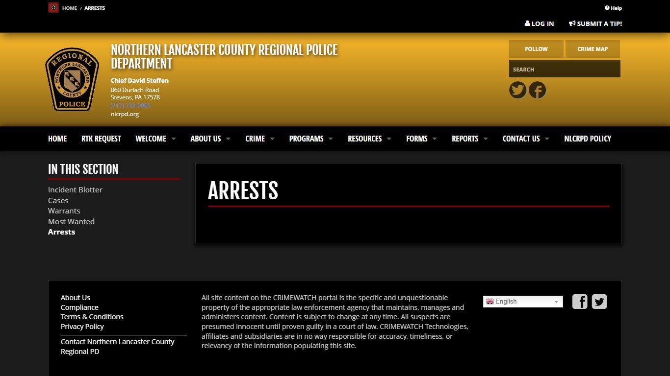 Arrests | CRIMEWATCH